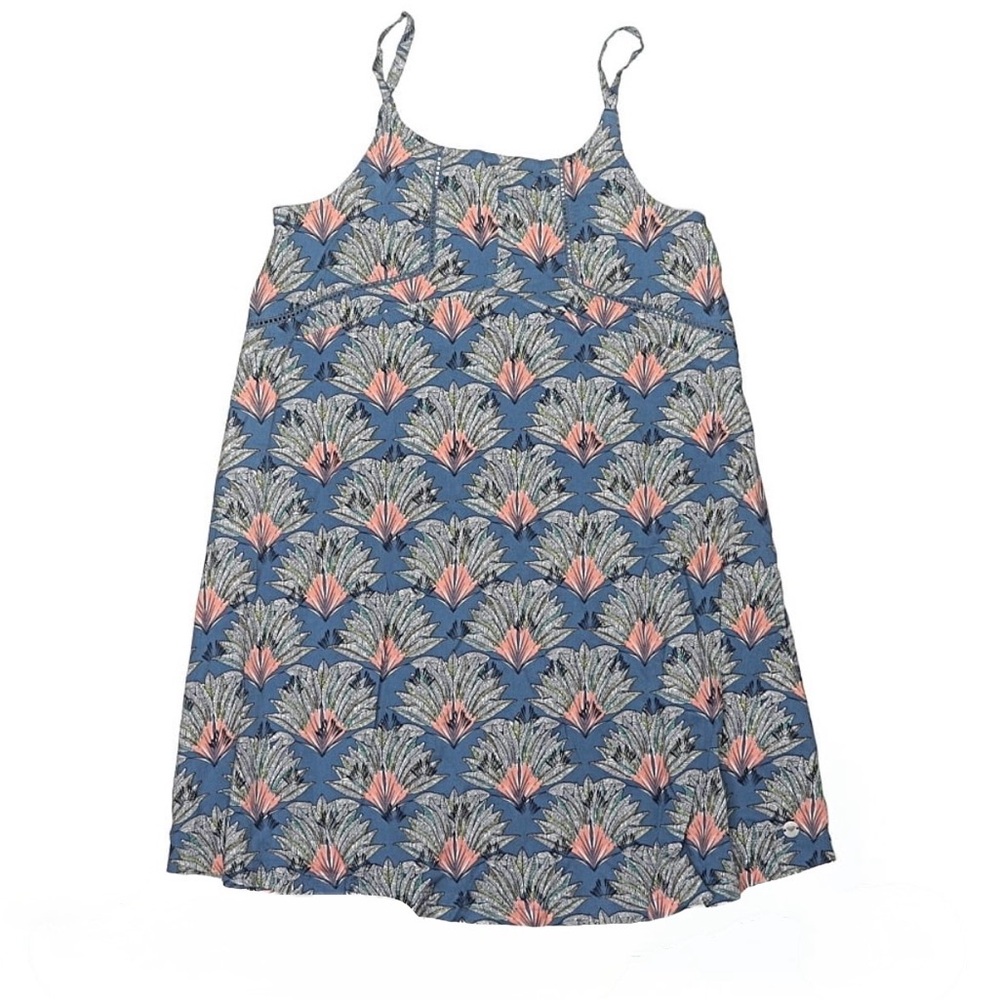Roxy Blue and Pink Tropical Dress | size 10